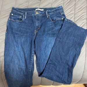 505 Levi denim straight leg jeans